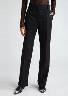 Givenchy Wool & Mohair Straight Leg Pants