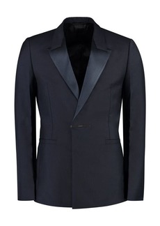 GIVENCHY WOOL BLEND SINGLE-BREAST JACKET
