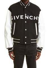 Givenchy Wool Blend Varsity Jacket