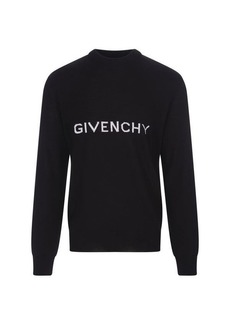 GIVENCHY Wool Sweater With Inlaid Logo