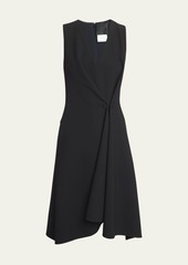 Givenchy Wrap Dress with Side Draped Detail