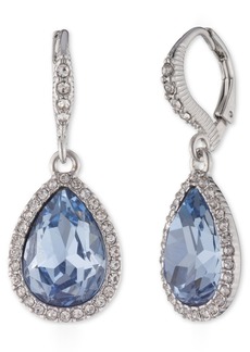 Givenchy Crystal Drop Earring - Blue