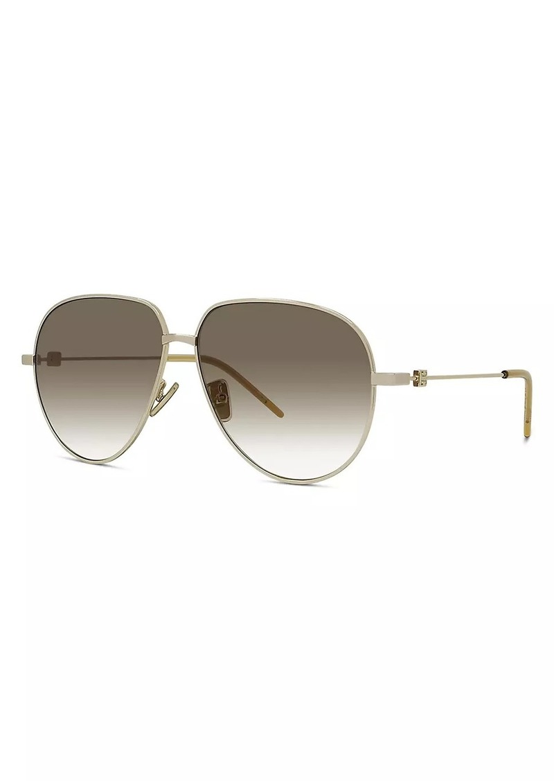 Givenchy GV Speed 60MM Pilot Sunglasses