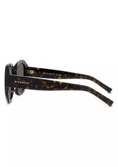 Givenchy GVDay 55MM Round Sunglasses