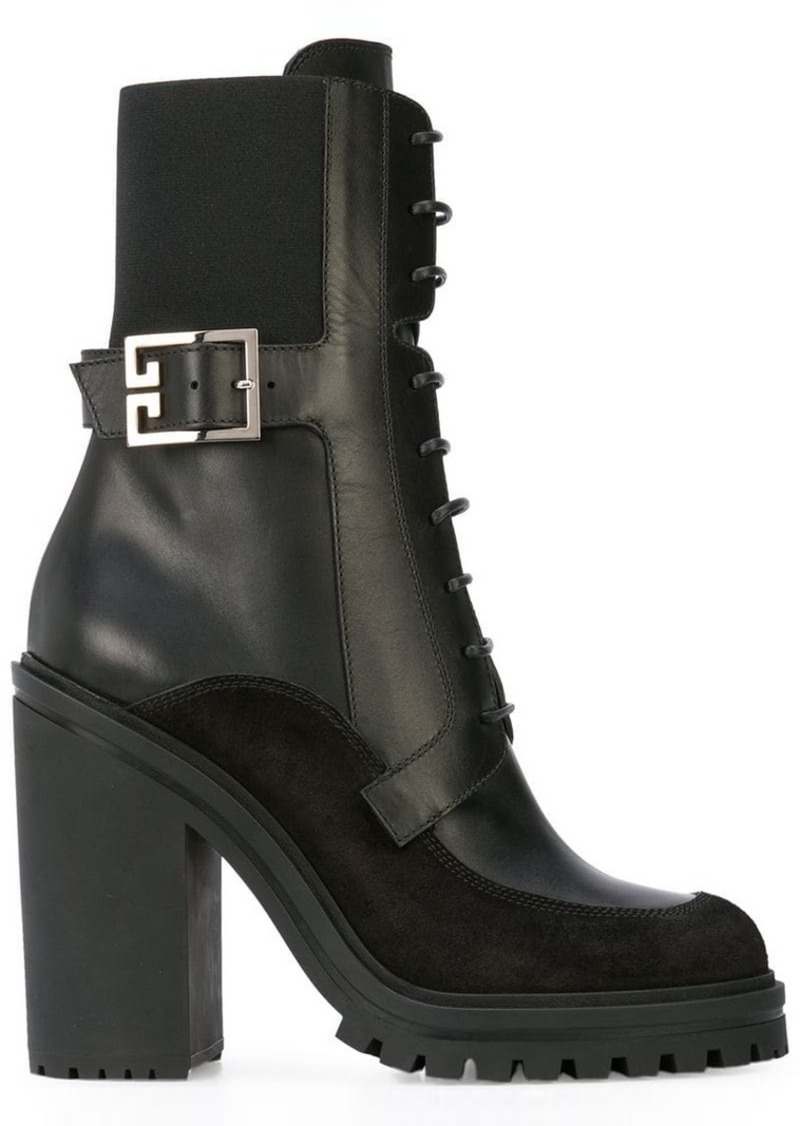 Givenchy high-heel combat boots