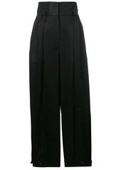 Givenchy high-waisted satin trousers