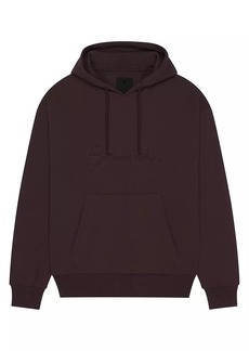 Givenchy Hoodie in Fleece with Signature