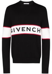 Givenchy intarsia knit logo jumper