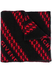 Givenchy intarsia-knit scarf