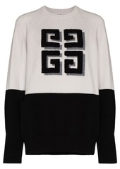 Givenchy intarsia logo cashmere jumper