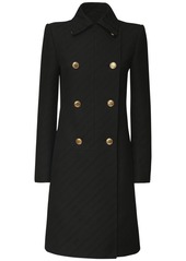 Givenchy Jacquard Double Breasted Coat