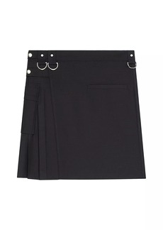 Givenchy Kilt Skirt In Wool And Mohair