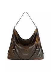 Givenchy Large Voyou Bag in Crackled Leather