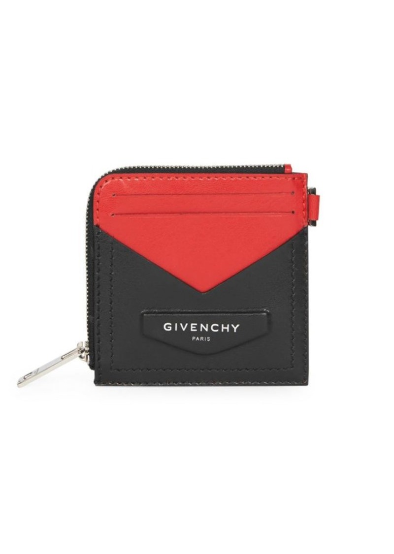 Givenchy Leather Zip-Around Square Wallet | Misc Accessories