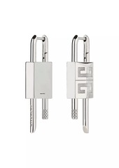 Givenchy Lock Earrings in Metal