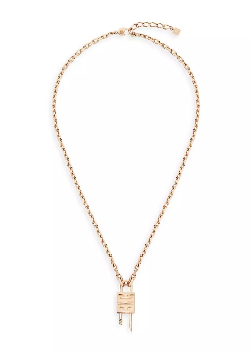 Givenchy Lock Necklace in Metal