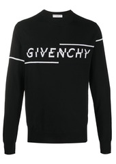Givenchy logo embroidered jumper
