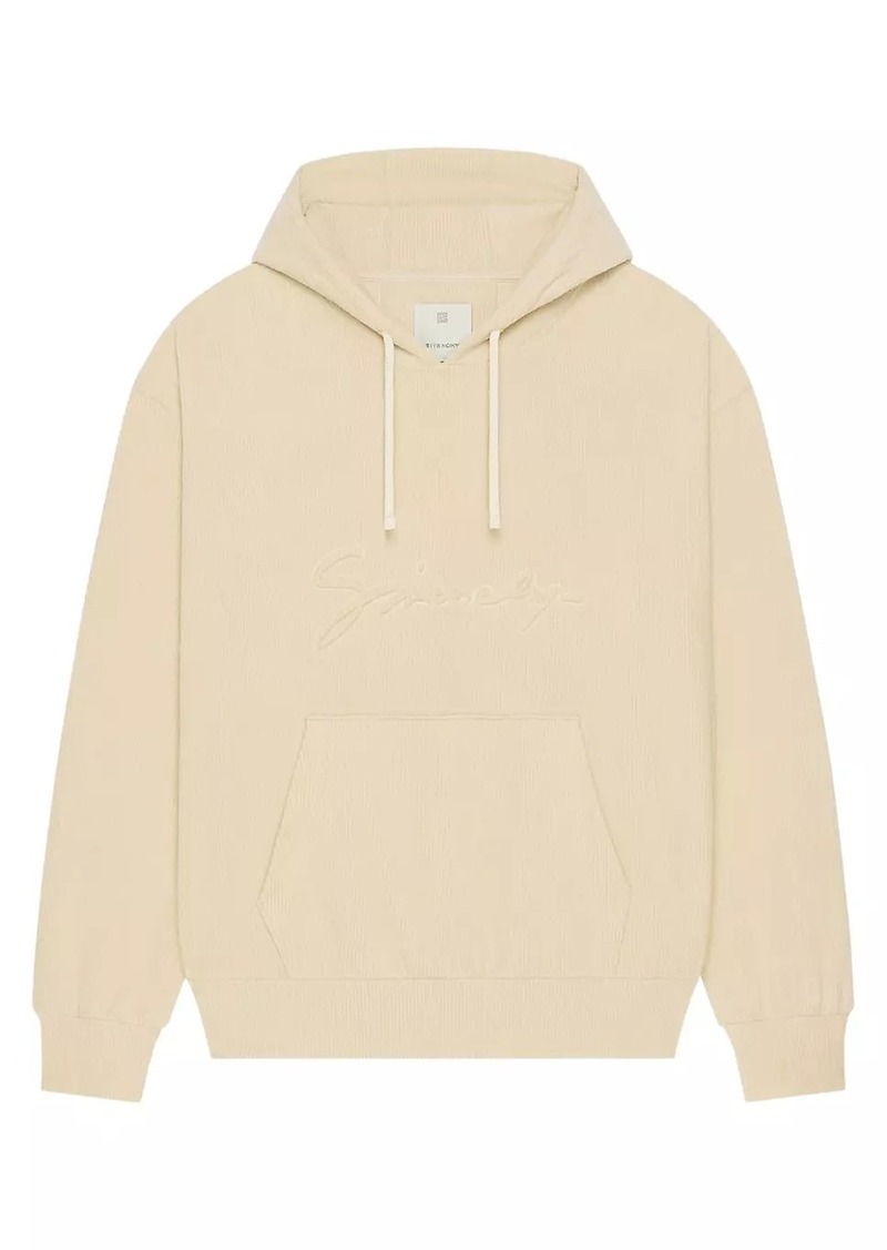 Givenchy Logo Hoodie in Velvet