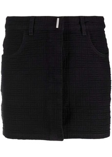 Givenchy logo-monogram mini skirt