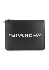 Givenchy logo print clutch