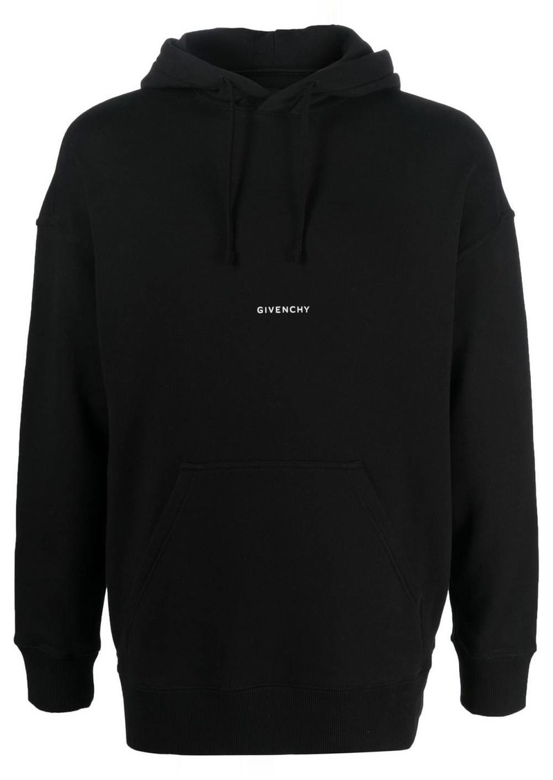 Givenchy logo-print drawstring hoodie