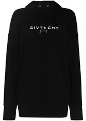 Givenchy logo-print drop-shoulder hoodie