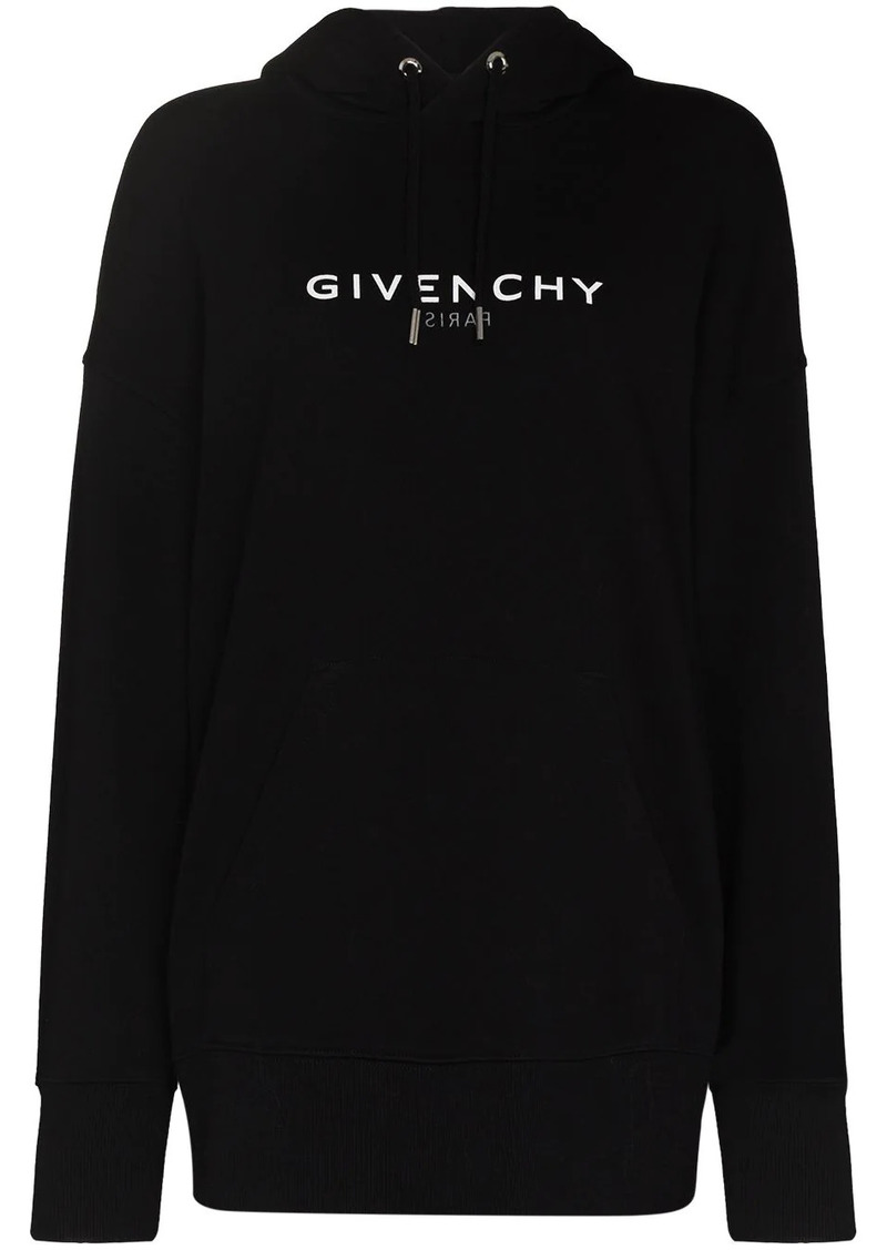 Givenchy logo-print drop-shoulder hoodie