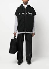 Givenchy logo-print layered hoodie