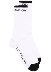 Givenchy logo-print two-tone socks