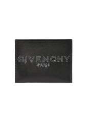Givenchy Logo Sketch Leather Card Holder