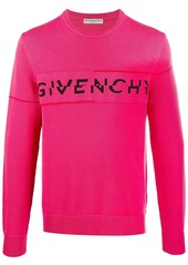 Givenchy logo-split jumper