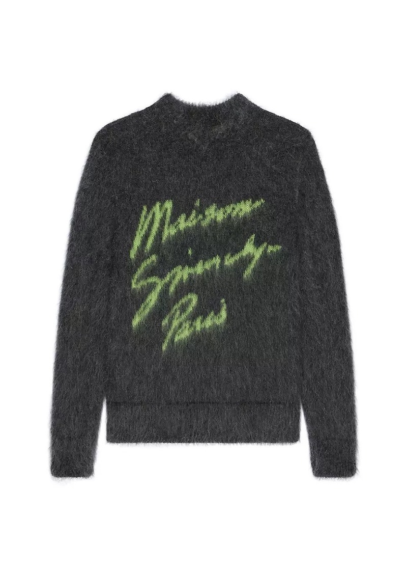 Givenchy Maison Logo Sweater in Mohair