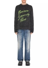 Givenchy Maison Logo Sweater in Mohair