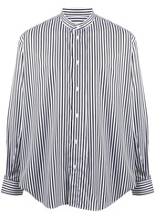 Givenchy mandarin collar striped shirt