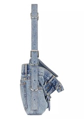 Givenchy Medium Voyou Boyfriend Bag In Jeans