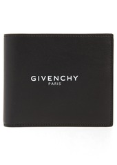 Givenchy Logo Leather Bifold Wallet in Black at Nordstrom