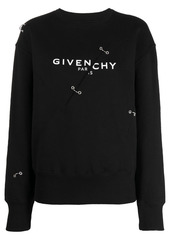 Givenchy metal-detail sweatshirt