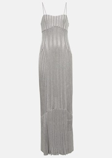 Givenchy Metallic knit gown