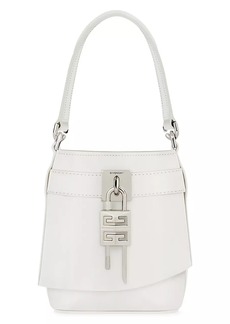 Givenchy Micro Shark Lock Bucket Bag In Box Leather