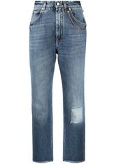 Givenchy mid-rise cropped jeans