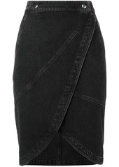 Givenchy midi denim skirt