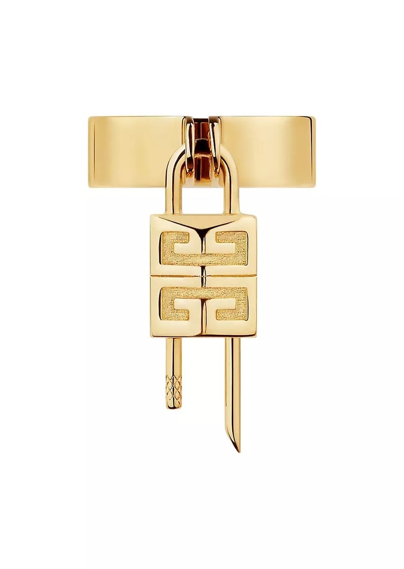 Givenchy Mini Lock Ring In Metal