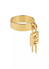 Givenchy Mini Lock Ring In Metal