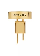 Givenchy Mini Lock Ring In Metal