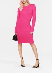 Givenchy monogram-pattern knitted dress