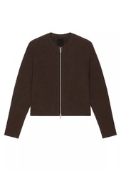 Givenchy Oversized Cardigan in Wool with Front Zip