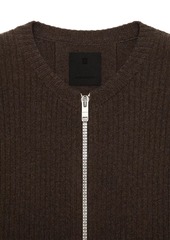 Givenchy Oversized Cardigan in Wool with Front Zip
