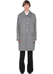 Givenchy Oversized Check Wool Coat