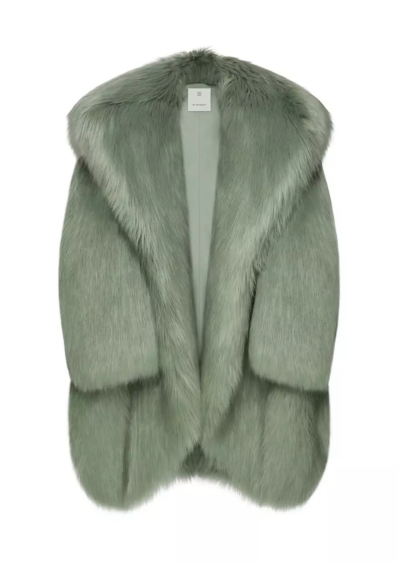 Givenchy Oversized Coat in Faux Fur