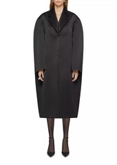 Givenchy Oversized Coat in Silk Satin Duchesse